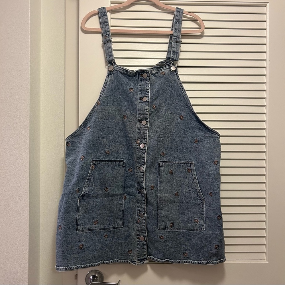 Tinseltown Blue Denim Midi Dress